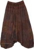 Fleece Lined Beauty Bush Striped Pattern Boho Vest