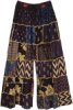 70s Noire Boho Wide Leg Dori Patchwork Trousers