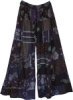 Dusty Mauve Wide Leg Hippie Patchwork Trousers