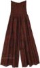 Brown Bark Light Wide Leg Cotton Pants