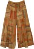 Citrus Summer Bohemian Patchwork Cotton Pants