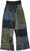 Blue Horizon Sustainable Patchwork Womens Shorts