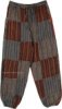 Hippie Harem Striped Crust Patchwork Pants