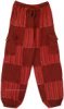 Red Smoke Hippie Patchwork Harem Pants