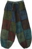 Delectable Plum Boho Patchwork Pocket Pants