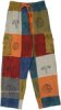 Brown Bronco Hippie Patchwork Harem Pants