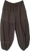 Cool Blue Coral Hippie Harem Pants with Tie Dye Style Print
