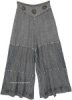 Ruby Grey Washed Palazzo Boho Pants