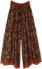 Orange Choco Wide Leg Hippie Palazzo Pants