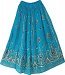 Bondi Blue Sequin Skirt