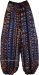 Midnight Blue Flowy TieDye Harem Pants