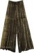 Millbrook Dark Green Tie Dye Flowy Pants