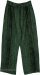 Emerald Dream Velvet Trimmed Embroidered Pants