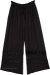 Midnight Velvet Hem Velvet Accent Palazzo Pants