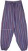 Purple Haze Striped Cotton Lounge Pants