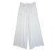 White Cloud Wide Leg Cotton Palazzo Pants