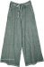 Sage Breeze Wide Leg Cotton Palazzo Pants