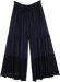 Cascading Blue Wide-Leg Flowing Palazzo Pants