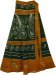 Peru Green Earth Batik Wrap Skirt