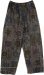 Charcoal Earth Patchwork Hippie Cotton Pants