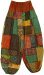 Saffron Streak Patchwork Hippie Funky Pants