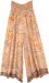 Tropical Beach Flowy Wide Leg Pants
