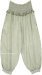 Light Sage Green Bohemian Harem Pants