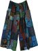 Plus Size St Tropaz Patchwork Wide Leg Boho Pants