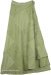 Green Prairie Razor Cut Wrapper Skirt