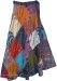 Mystic Mojo Wrap Around Patchwork Skirt