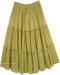 Summer Husk Tiered Cotton Lined Skirt