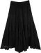 Raven Embroidered Gypsy Renaissance Skirt