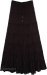 Onyx Cotton Tall Maxi Skirt Seven Tiers