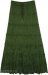 Enchanted Forest Cotton Tiered Broomstick Tall Skirt