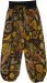Foldover Waistband Spice Garden Harem Pants