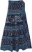 Astronaut Blue Earth Batik Wrap Skirt