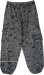 Ash Mushroom Boho Harem Cargo Pants