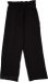 Black Magic Paperbag Waist Straight Leg Pants