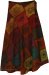 Chai Spice Patchwork Maxi Wrap Around Skirt