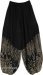 Ivory Flames Tie Dye Swirl Tall Harem Pants