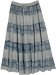 Blue Pigeon Tiered Rayon Womens Maxi Skirt