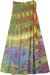 Natural Palette Tie Dye Long Wrap Around Skirt