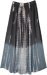 Grey Ombre Tie Dye Carefree Extra Long Skirt