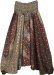 Peacock Harem Pants with Smocked Elastic Waistband