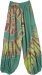 Swirly Sage Green Classic Hippie Harem Pants