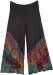 Green Tie Dye Bloomer Hippie Wide Leg Pants