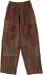 Woody Hippie Unisex Stonewashed Cotton Pants with Pockets