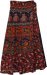 Floral Royal Navy Elephant Wrap Around Skirt