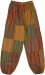 Rusty Life Striped Patchwork Gypsy Harem Pants