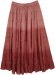Choco Lush Ombre Long Cotton Tiered Skirt